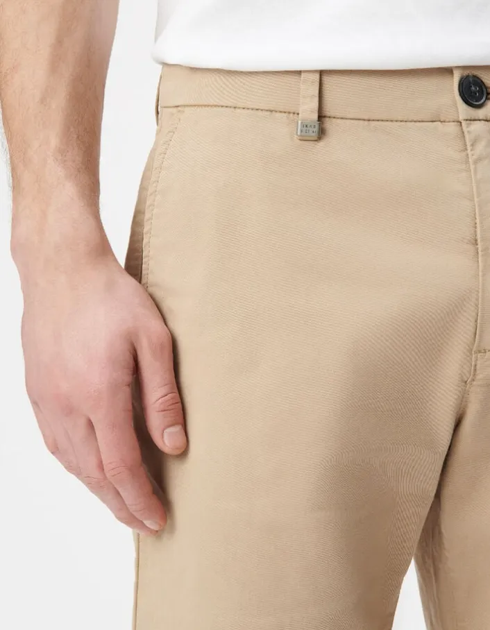 Bermuda CHINO TAPERED sable Homme