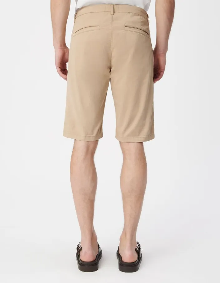 Bermuda CHINO TAPERED sable Homme