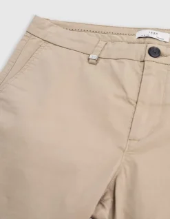 Bermuda CHINO TAPERED sable Homme