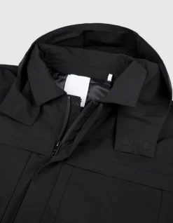 Blouson noir capuche amovible WATERPROOF Homme