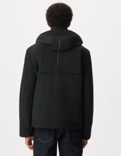 Blouson noir capuche amovible WATERPROOF Homme