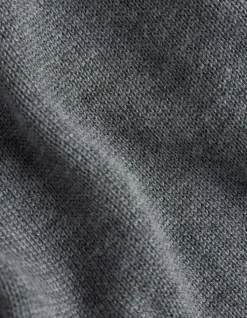 Cardigan gris tricot réversible devant/dos Femme