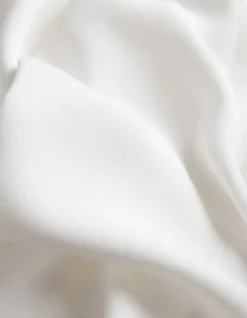 Chemise blanche manches longues ajourées Femme
