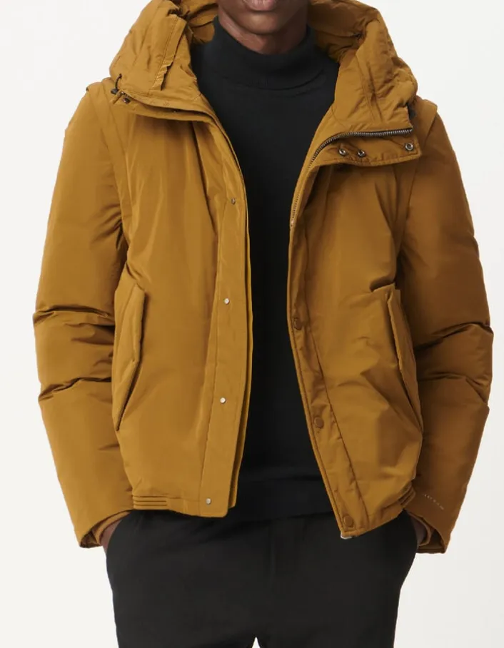 Doudoune ocre WATERPROOF Homme