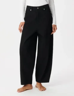 Jean barrel noir Emily Femme