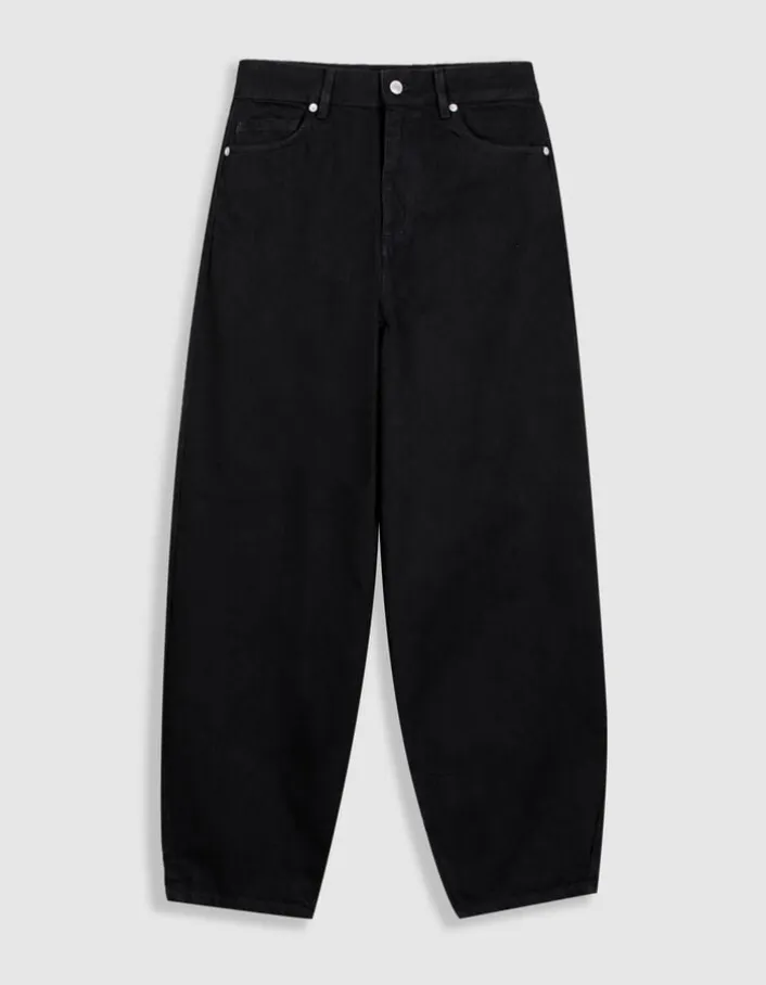 Jean barrel noir Emily Femme