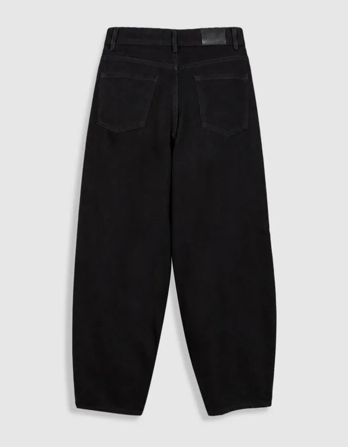 Jean barrel noir Emily Femme