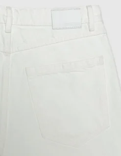 Jean droit blanc 7/8e Anders Femme
