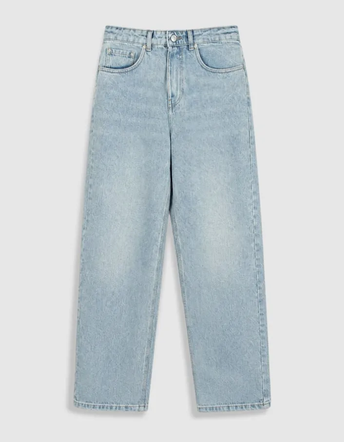 Jean droit bleu 7/8e Anders Femme