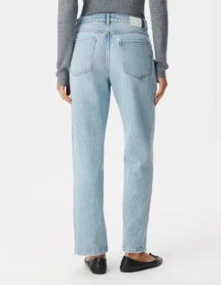 Jean droit bleu 7/8e Anders Femme