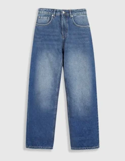 Jean droit bleu 7/8e Anders Femme