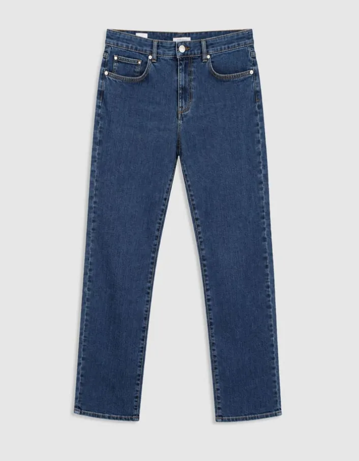 Jean droit bleu Serge Homme