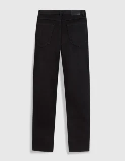 Jean droit noir 7/8e Anders Femme