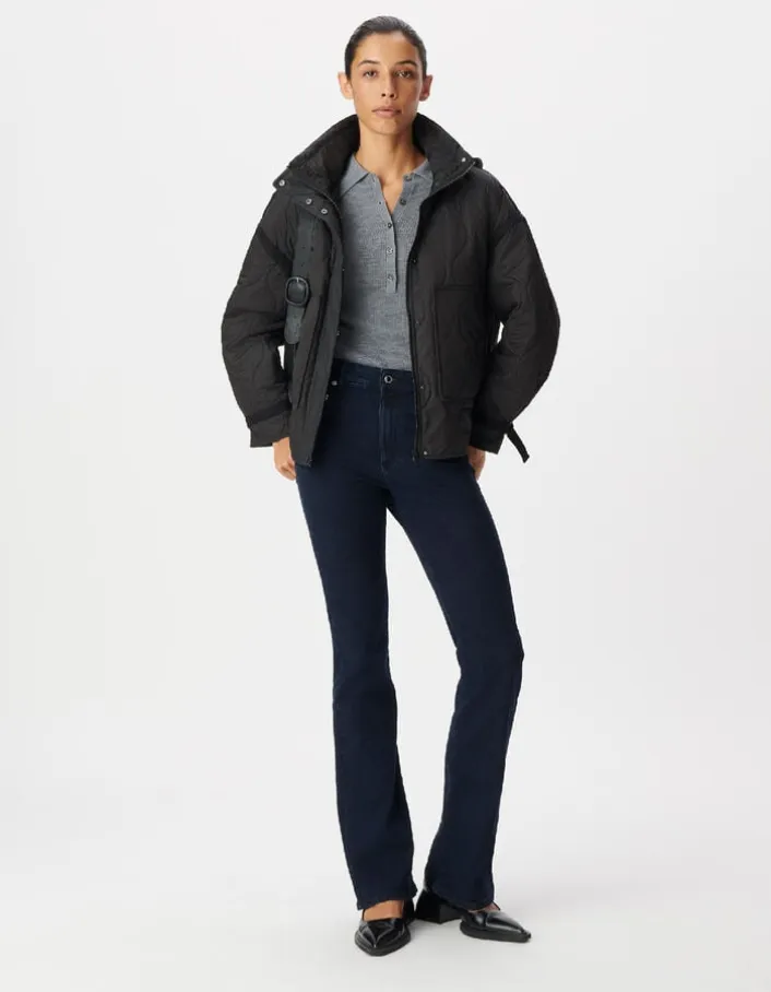 Jean flare brut taille haute Jodie Femme