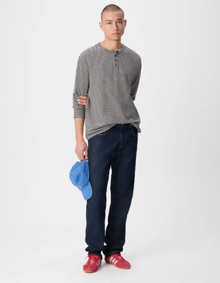 Jean jogg marine taille élastiquée Harold Homme