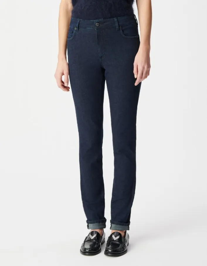 Jean slim brut taille haute Roxanne Femme