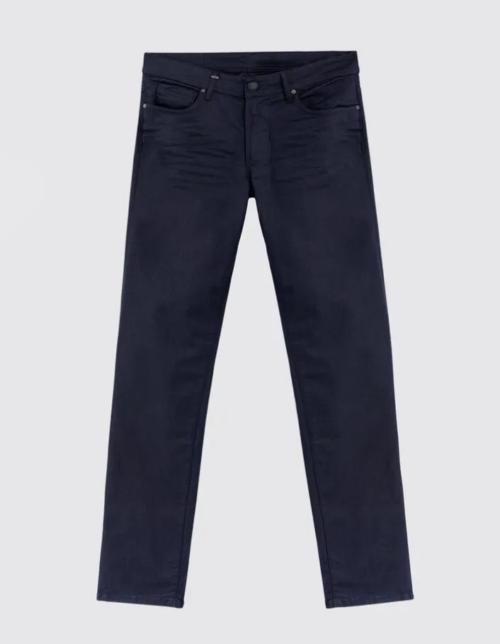 Jean SLIM marine Denim Homme