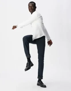 Jean SLIM marine Denim Homme
