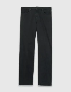 Jean slim noir vieilli Bruce Homme