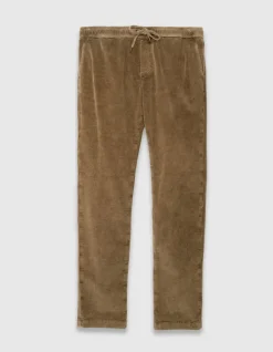 Jogpant beige foncé velours côtelé Homme