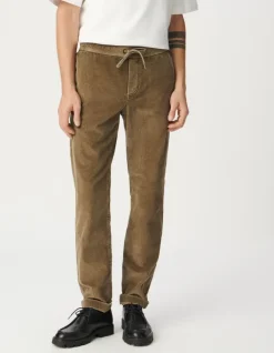Jogpant beige foncé velours côtelé Homme