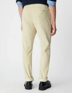 Jogpant beige velours côtelé Homme