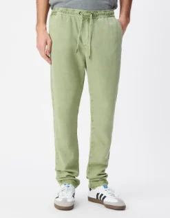 Jogpant comfort vert taille élastiquée Homme