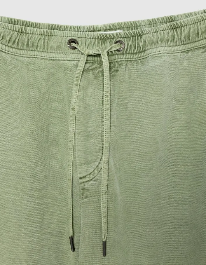 Jogpant comfort vert taille élastiquée Homme
