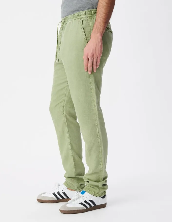 Jogpant comfort vert taille élastiquée Homme