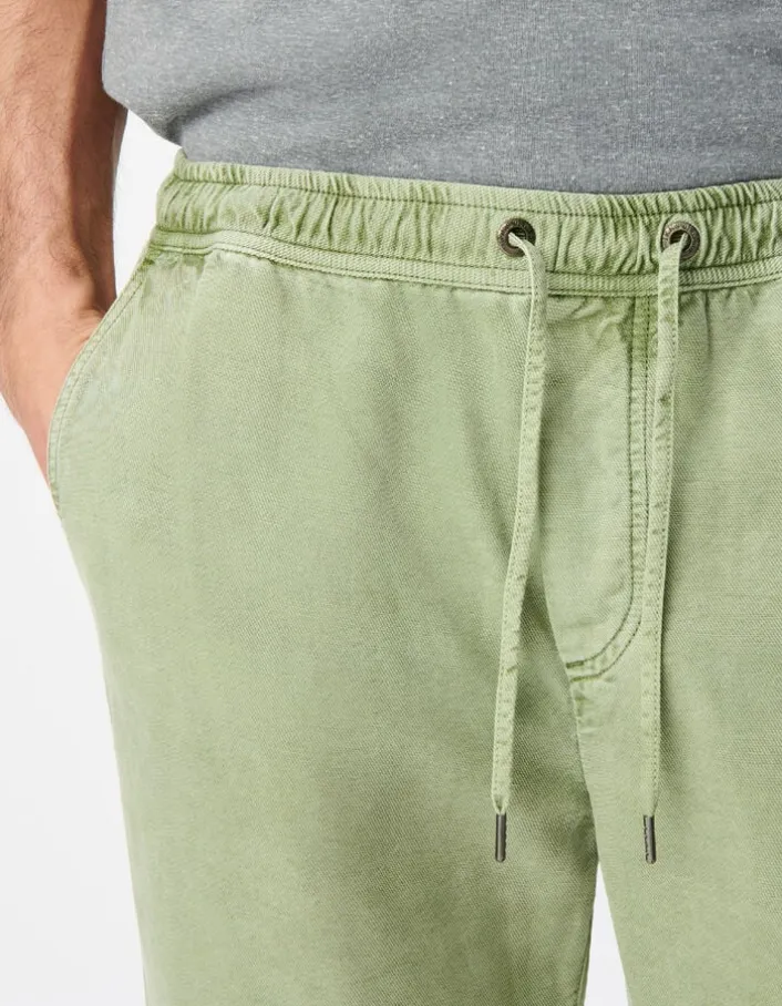 Jogpant comfort vert taille élastiquée Homme