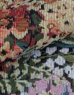 Jupe courte jacquard fleuri Femme