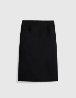 Jupe crayon noire Femme