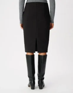 Jupe crayon noire Femme