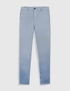 Pantalon chino slim bleu Homme