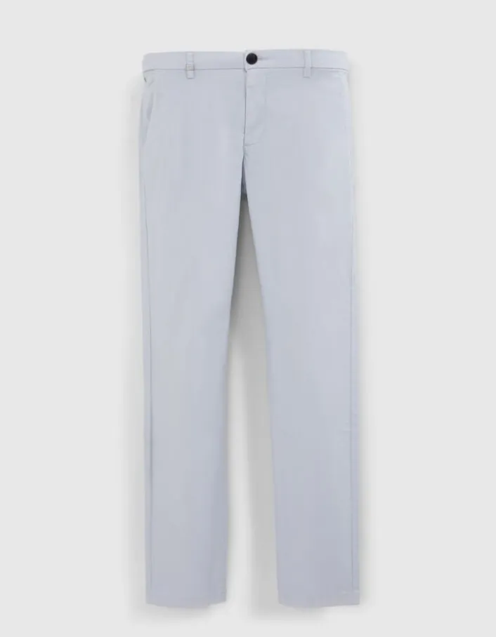 Pantalon chino SLIM ciel Homme