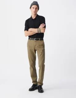 Pantalon chino SLIM kaki Homme