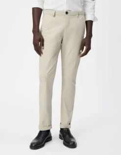 Pantalon chino SLIM mastic Homme