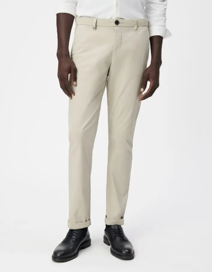 Pantalon chino SLIM mastic Homme
