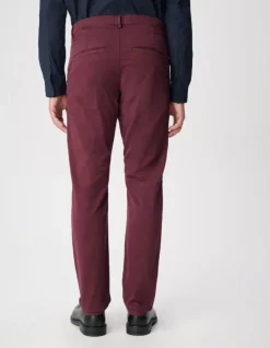 Pantalon chino slim prune Homme