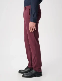 Pantalon chino slim prune Homme