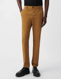 Pantalon CHINO SLIM safran Homme