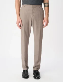 Pantalon de costume beige chiné TRAVEL SUIT Homme