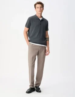 Pantalon de costume beige chiné TRAVEL SUIT Homme