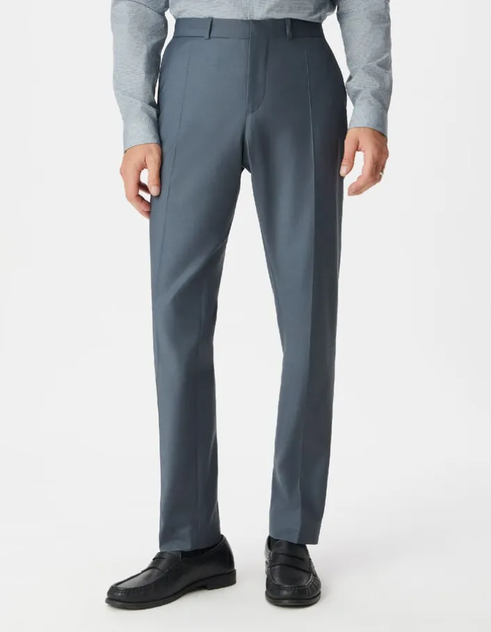 Pantalon de costume bleu TRAVEL SUIT Homme