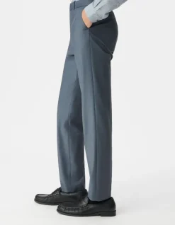 Pantalon de costume bleu TRAVEL SUIT Homme