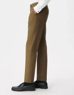 Pantalon de costume kaki TRAVEL SUIT Homme