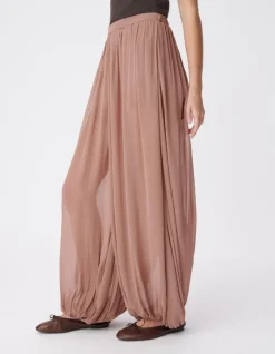 Pantalon fluide blush forme ballon Femme