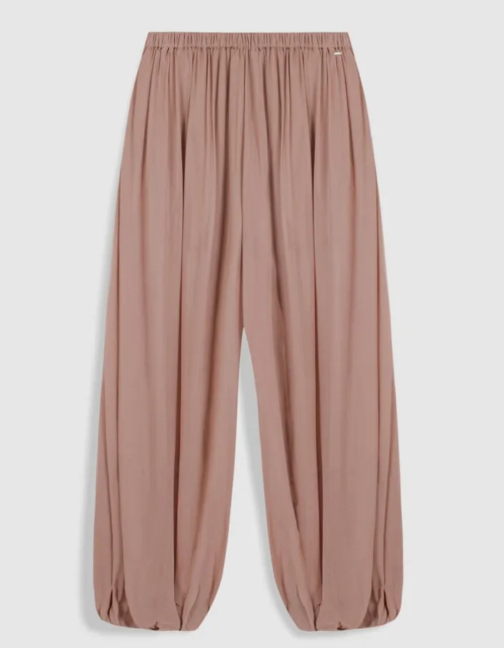 Pantalon fluide blush forme ballon Femme