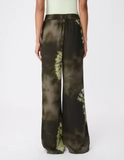 Pantalon kaki imprimé tie and dye esprit jogger Femme