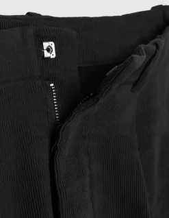 Pantalon noir tissu plissé Homme